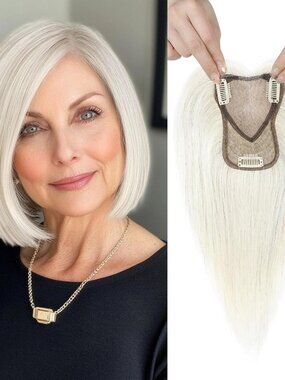 REECHO 10" Real Human Hair Topper